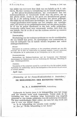 Eerste pagina van het artikel zoals het is gepubliceerd in het tijdschrift