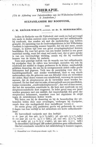 Eerste pagina van het artikel zoals het is gepubliceerd in het tijdschrift