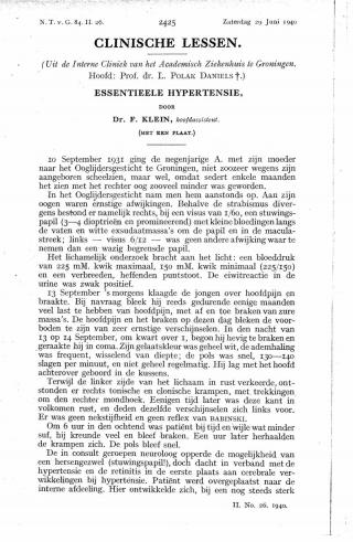 Eerste pagina van het artikel zoals het is gepubliceerd in het tijdschrift