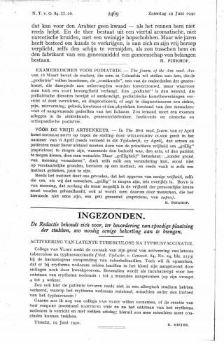 Eerste pagina van het artikel zoals het is gepubliceerd in het tijdschrift