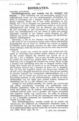 Eerste pagina van het artikel zoals het is gepubliceerd in het tijdschrift