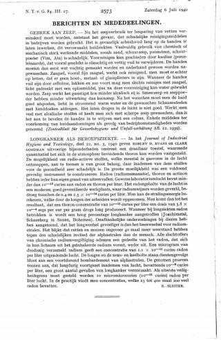 Eerste pagina van het artikel zoals het is gepubliceerd in het tijdschrift