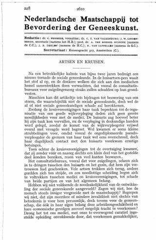 Eerste pagina van het artikel zoals het is gepubliceerd in het tijdschrift