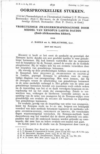 Eerste pagina van het artikel zoals het is gepubliceerd in het tijdschrift