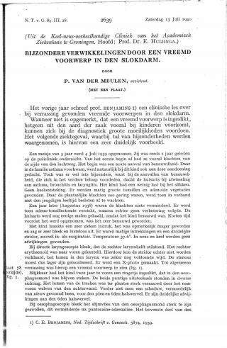 Eerste pagina van het artikel zoals het is gepubliceerd in het tijdschrift