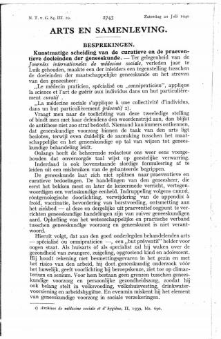 Eerste pagina van het artikel zoals het is gepubliceerd in het tijdschrift