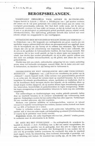 Eerste pagina van het artikel zoals het is gepubliceerd in het tijdschrift