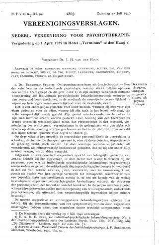 Eerste pagina van het artikel zoals het is gepubliceerd in het tijdschrift