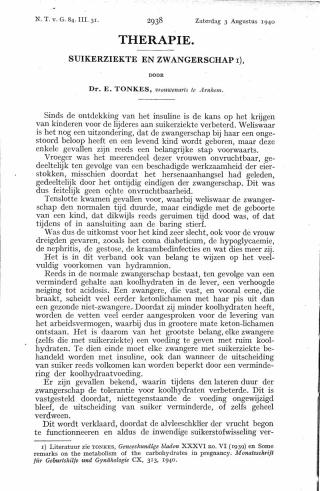 Eerste pagina van het artikel zoals het is gepubliceerd in het tijdschrift