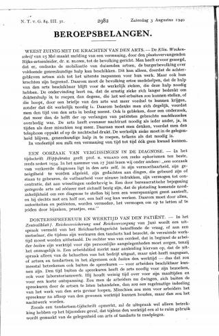 Eerste pagina van het artikel zoals het is gepubliceerd in het tijdschrift