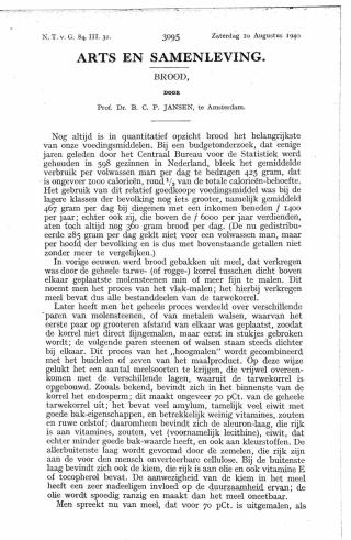 Eerste pagina van het artikel zoals het is gepubliceerd in het tijdschrift