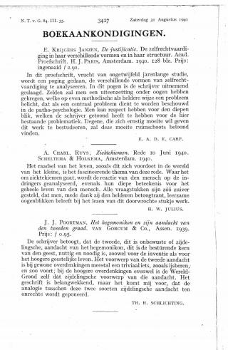 Eerste pagina van het artikel zoals het is gepubliceerd in het tijdschrift