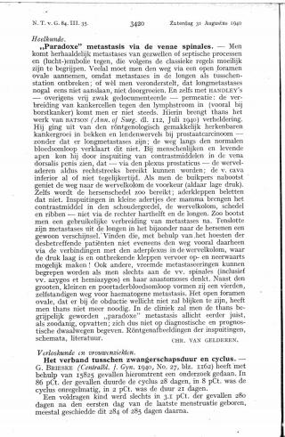 Eerste pagina van het artikel zoals het is gepubliceerd in het tijdschrift