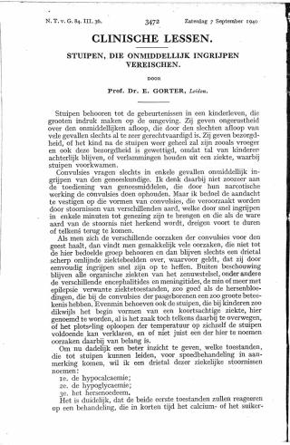 Eerste pagina van het artikel zoals het is gepubliceerd in het tijdschrift