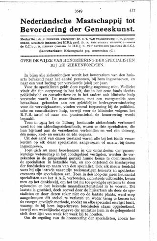 Eerste pagina van het artikel zoals het is gepubliceerd in het tijdschrift