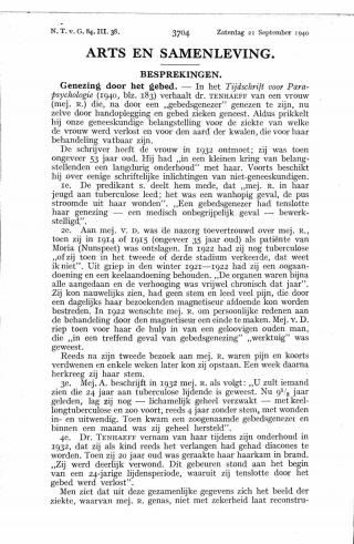 Eerste pagina van het artikel zoals het is gepubliceerd in het tijdschrift