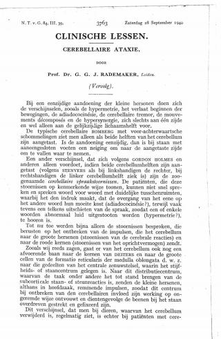 Eerste pagina van het artikel zoals het is gepubliceerd in het tijdschrift