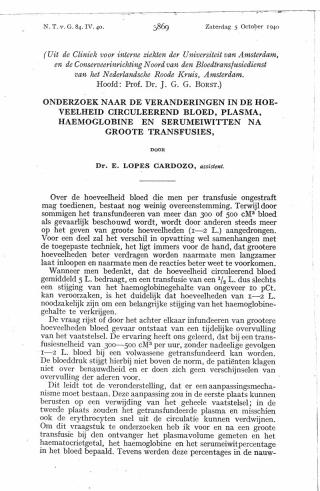 Eerste pagina van het artikel zoals het is gepubliceerd in het tijdschrift