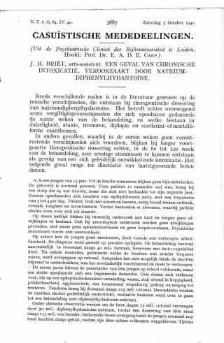 Eerste pagina van het artikel zoals het is gepubliceerd in het tijdschrift