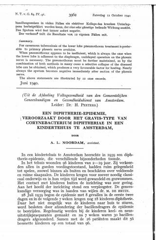 Eerste pagina van het artikel zoals het is gepubliceerd in het tijdschrift