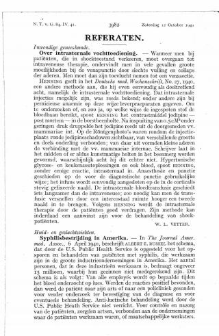 Eerste pagina van het artikel zoals het is gepubliceerd in het tijdschrift