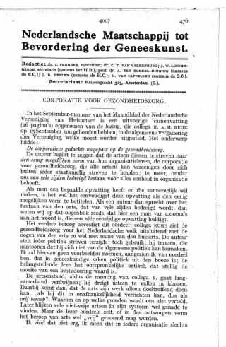 Eerste pagina van het artikel zoals het is gepubliceerd in het tijdschrift