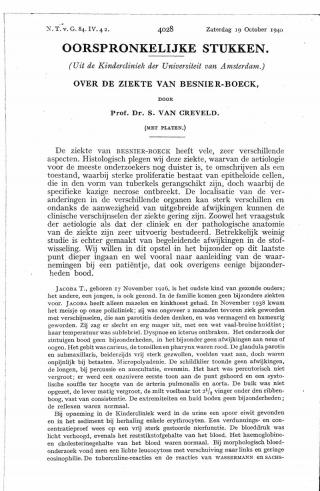 Eerste pagina van het artikel zoals het is gepubliceerd in het tijdschrift