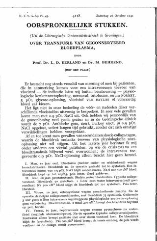 Eerste pagina van het artikel zoals het is gepubliceerd in het tijdschrift