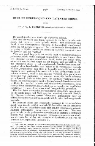 Eerste pagina van het artikel zoals het is gepubliceerd in het tijdschrift