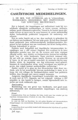 Eerste pagina van het artikel zoals het is gepubliceerd in het tijdschrift