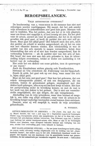 Eerste pagina van het artikel zoals het is gepubliceerd in het tijdschrift