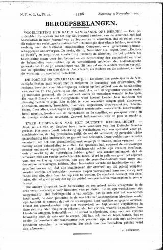 Eerste pagina van het artikel zoals het is gepubliceerd in het tijdschrift