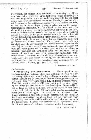 Eerste pagina van het artikel zoals het is gepubliceerd in het tijdschrift