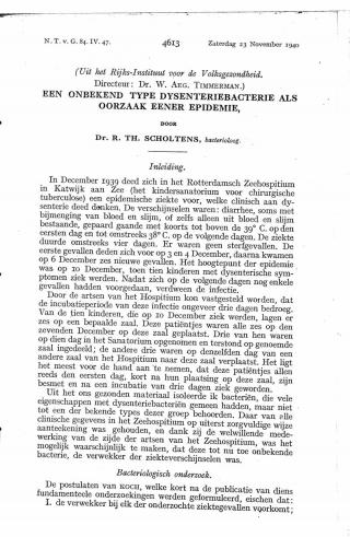 Eerste pagina van het artikel zoals het is gepubliceerd in het tijdschrift