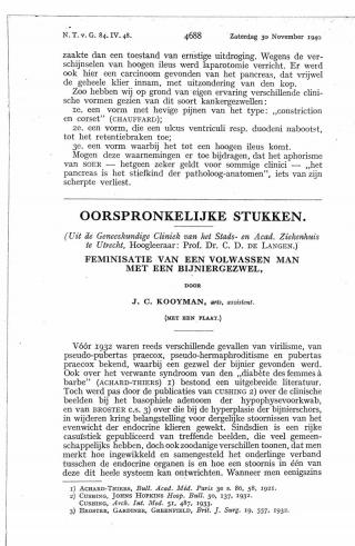 Eerste pagina van het artikel zoals het is gepubliceerd in het tijdschrift