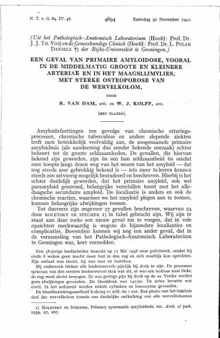 Eerste pagina van het artikel zoals het is gepubliceerd in het tijdschrift