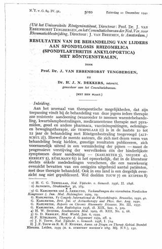 Eerste pagina van het artikel zoals het is gepubliceerd in het tijdschrift