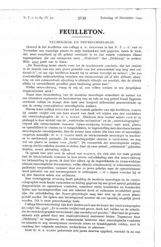 Eerste pagina van het artikel zoals het is gepubliceerd in het tijdschrift