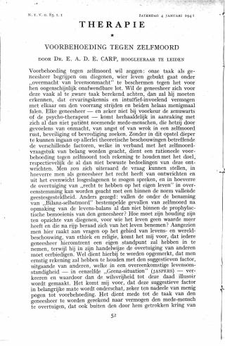 Eerste pagina van het artikel zoals het is gepubliceerd in het tijdschrift