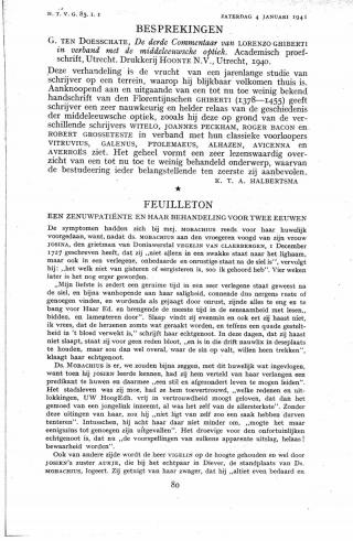 Eerste pagina van het artikel zoals het is gepubliceerd in het tijdschrift