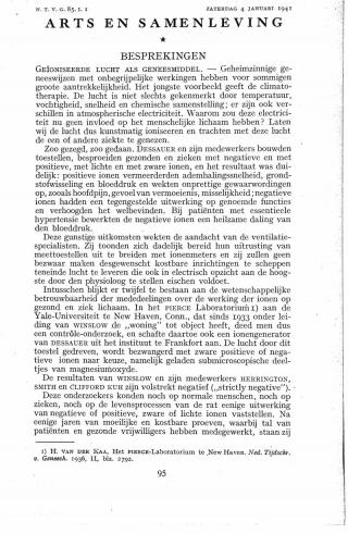 Eerste pagina van het artikel zoals het is gepubliceerd in het tijdschrift