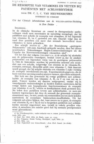 Eerste pagina van het artikel zoals het is gepubliceerd in het tijdschrift