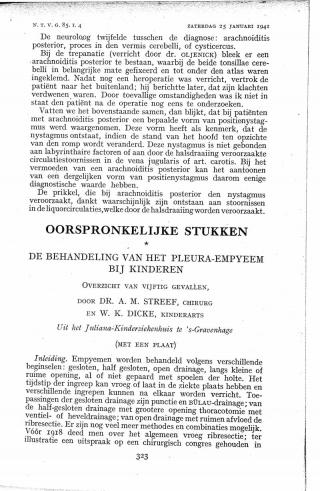 Eerste pagina van het artikel zoals het is gepubliceerd in het tijdschrift