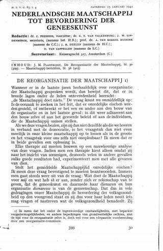 Eerste pagina van het artikel zoals het is gepubliceerd in het tijdschrift