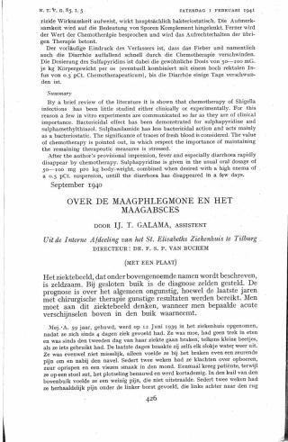 Eerste pagina van het artikel zoals het is gepubliceerd in het tijdschrift