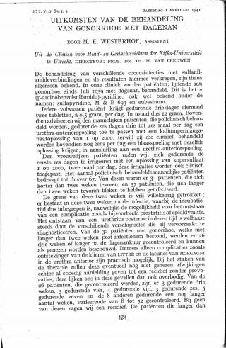 Eerste pagina van het artikel zoals het is gepubliceerd in het tijdschrift