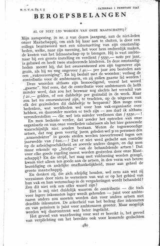 Eerste pagina van het artikel zoals het is gepubliceerd in het tijdschrift