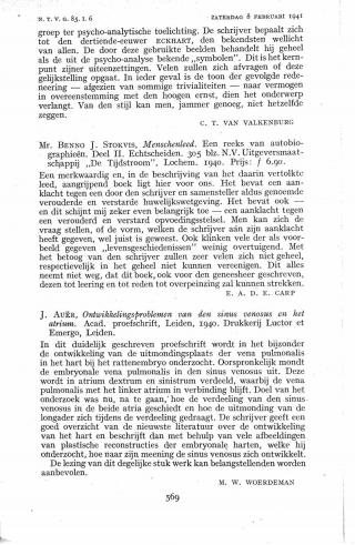 Eerste pagina van het artikel zoals het is gepubliceerd in het tijdschrift