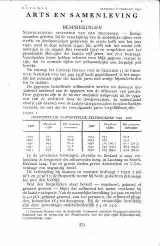 Eerste pagina van het artikel zoals het is gepubliceerd in het tijdschrift