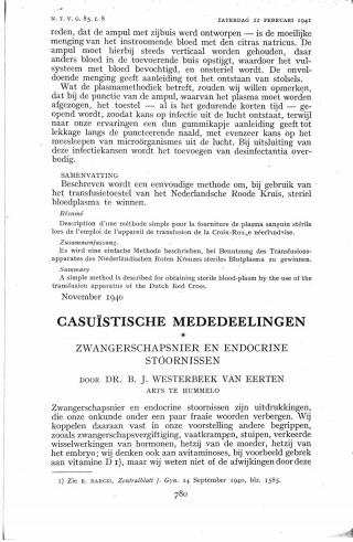 Eerste pagina van het artikel zoals het is gepubliceerd in het tijdschrift